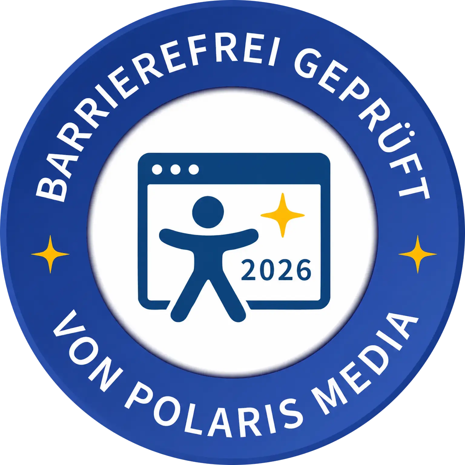 Logo Barrierefreiheit geprüft 2026
